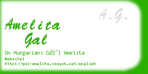 amelita gal business card